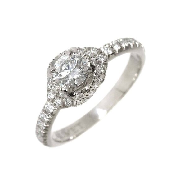 CHAUMET Liens Damour Diamond 0.33ct E/VS2/3EX Ring Pt size4.5(US) 90264071 - Picture 1 of 12
